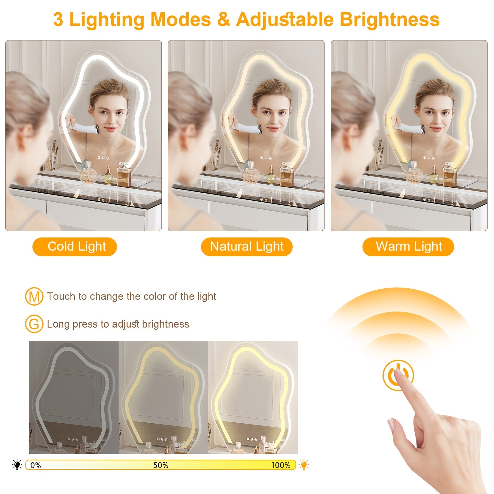 1Pc Jewelry Storage Cabinet - White Organizer With LED Lights And Motion Sensor, Large Capacity With 3 Drawers And Glass Display Top, Perfect For Storing Jewelry, Watches, Cosmetics - Ideal Gift For Bedroom Or Dressing Room (