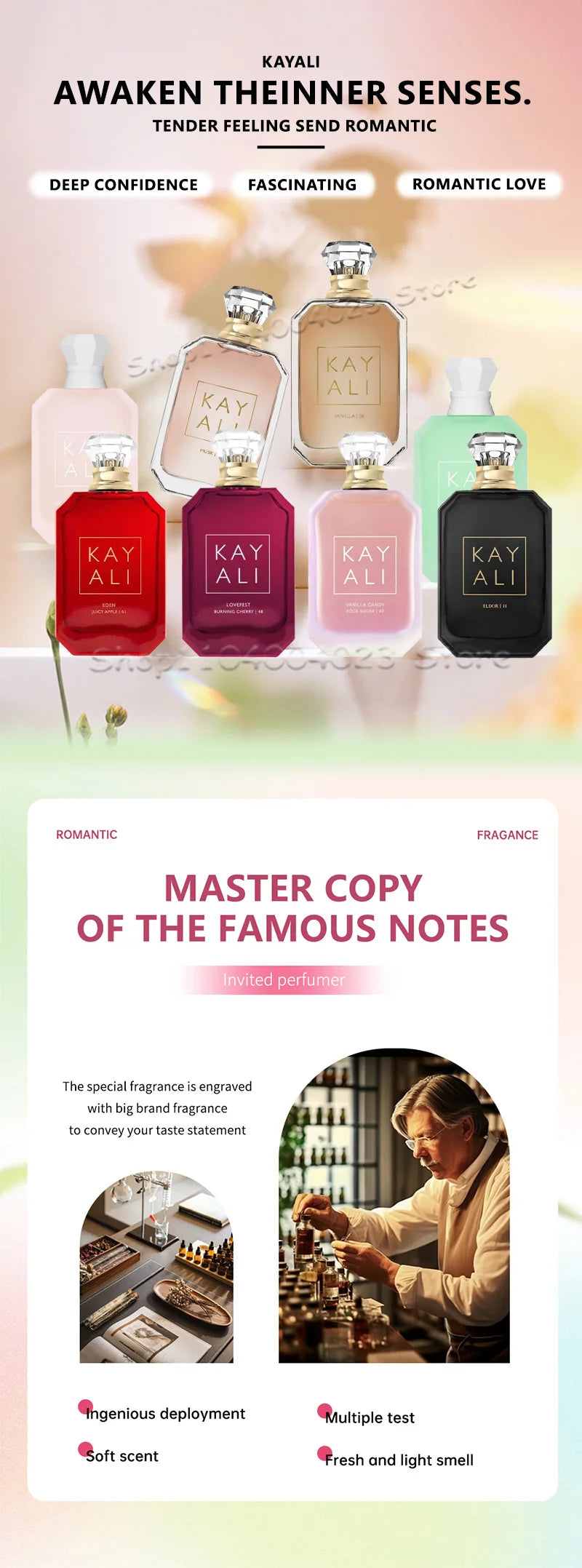 KAYALI EDP – Spray Intense, 100ML, parfums irrésistibles, avec Floral fruité douce, parfum chaud Woody, parfum de marque pour unisexe