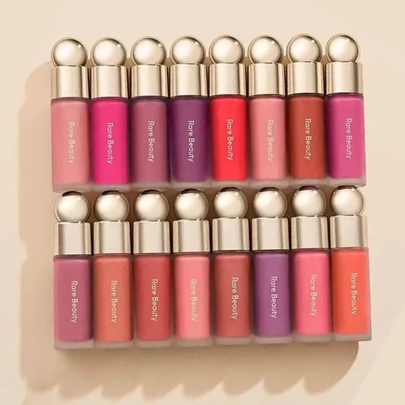 Mode d'hiver vente chaude Rare beauté Rouge à lèvres teinté huile pour les lèvres tache brillant à lèvres heureux liquide Rouge croire fard à joues maquillage cosmétiques