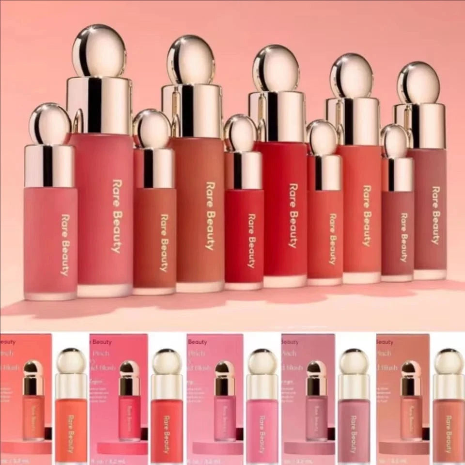 Mode d'hiver vente chaude Rare beauté Rouge à lèvres teinté huile pour les lèvres tache brillant à lèvres heureux liquide Rouge croire fard à joues maquillage cosmétiques