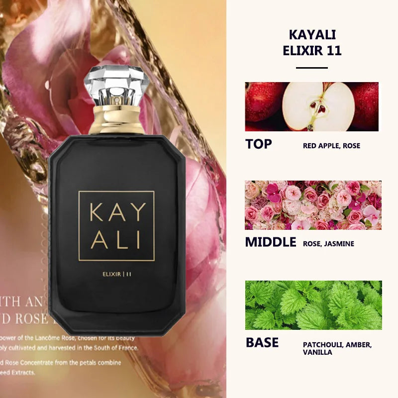 KAYALI EDP – Spray Intense, 100ML, parfums irrésistibles, avec Floral fruité douce, parfum chaud Woody, parfum de marque pour unisexe
