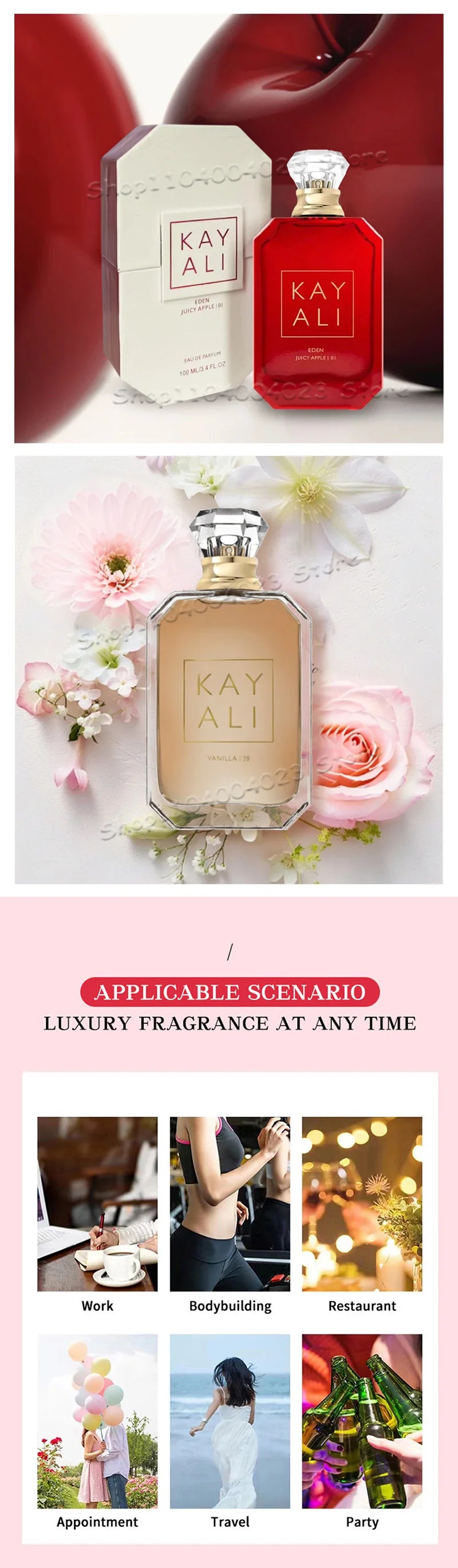KAYALI EDP – Spray Intense, 100ML, parfums irrésistibles, avec Floral fruité douce, parfum chaud Woody, parfum de marque pour unisexe