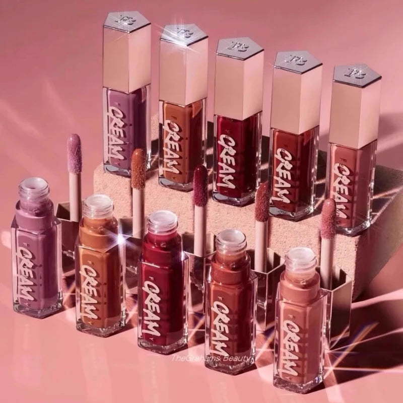 Fenty Beauty 9 couleurs brillant à lèvres liquide imperméable à l'eau rouge à lèvres nu rose brillant à lèvres maquillage brillant à lèvres cosmétiques rouge à lèvres taches
