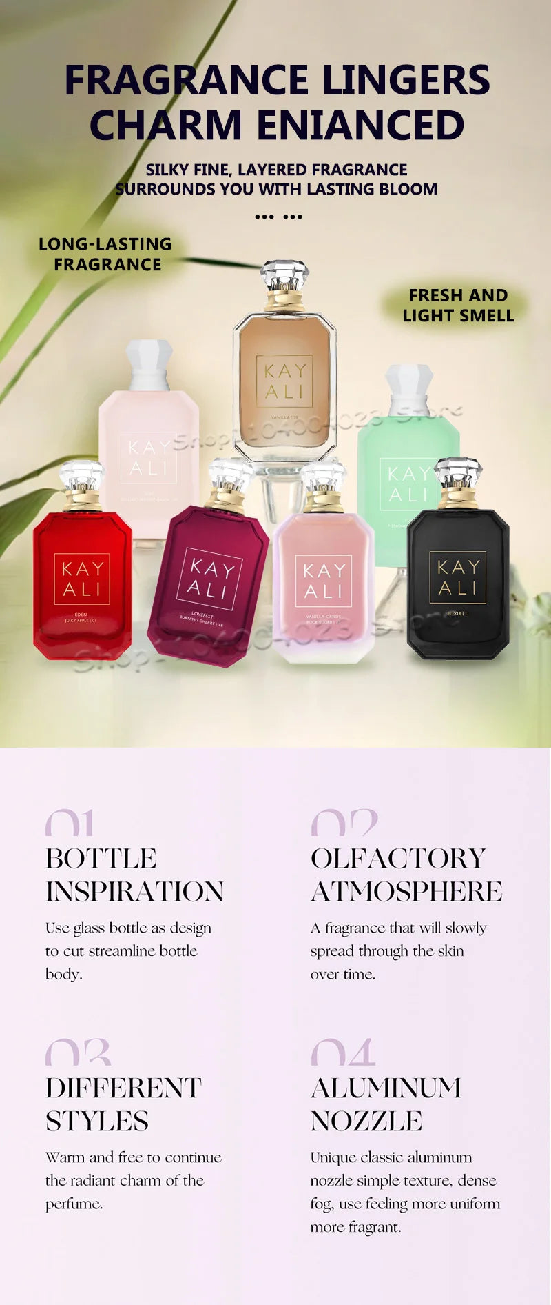 KAYALI EDP – Spray Intense, 100ML, parfums irrésistibles, avec Floral fruité douce, parfum chaud Woody, parfum de marque pour unisexe