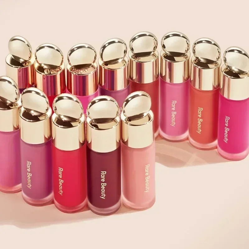 Mode d'hiver vente chaude Rare beauté Rouge à lèvres teinté huile pour les lèvres tache brillant à lèvres heureux liquide Rouge croire fard à joues maquillage cosmétiques