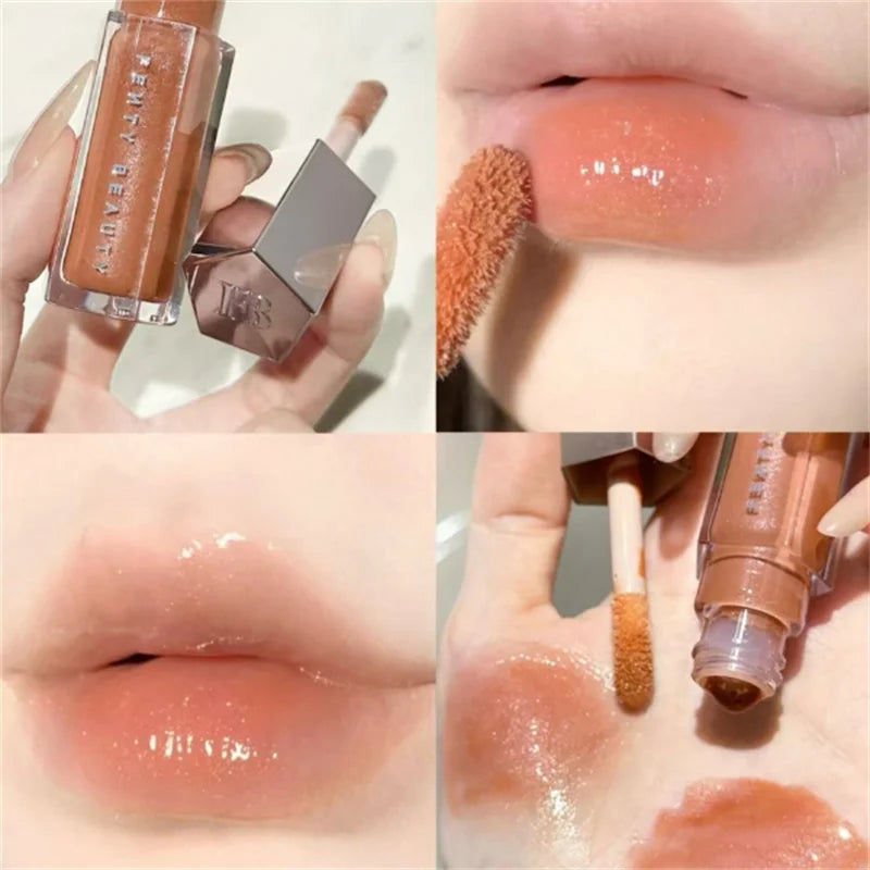 Fenty Beauty 9 couleurs brillant à lèvres liquide imperméable à l'eau rouge à lèvres nu rose brillant à lèvres maquillage brillant à lèvres cosmétiques rouge à lèvres taches