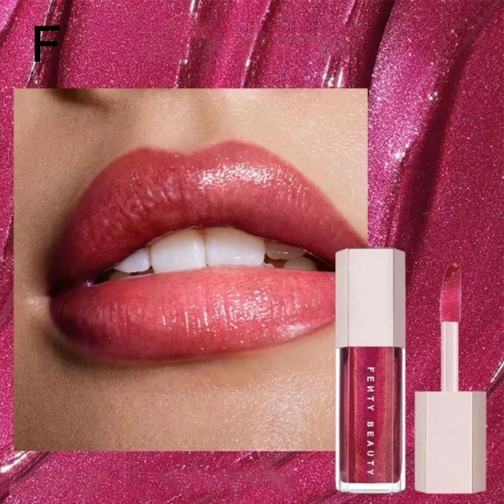 Fenty Beauty 9 couleurs brillant à lèvres liquide imperméable à l'eau rouge à lèvres nu rose brillant à lèvres maquillage brillant à lèvres cosmétiques rouge à lèvres taches