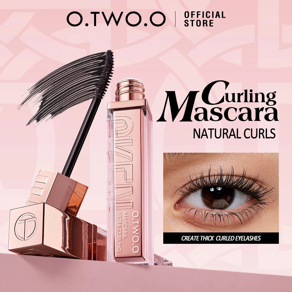 O.TWO.O 5D-Mascara noir pour les yeux, extension de cils, volumisant, longue tenue, Smudge-Verde optics, séchage rapide, imperméable, maquillage
