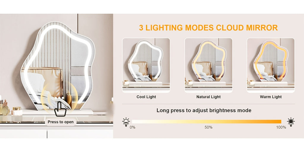 1Pc Jewelry Storage Cabinet - White Organizer With LED Lights And Motion Sensor, Large Capacity With 3 Drawers And Glass Display Top, Perfect For Storing Jewelry, Watches, Cosmetics - Ideal Gift For Bedroom Or Dressing Room (